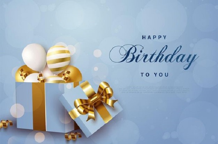 Mẫu backgroud sinh nhật thiết kế theo phong cách đơn giản