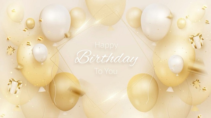 Mẫu backgroud sinh nhật đơn giản