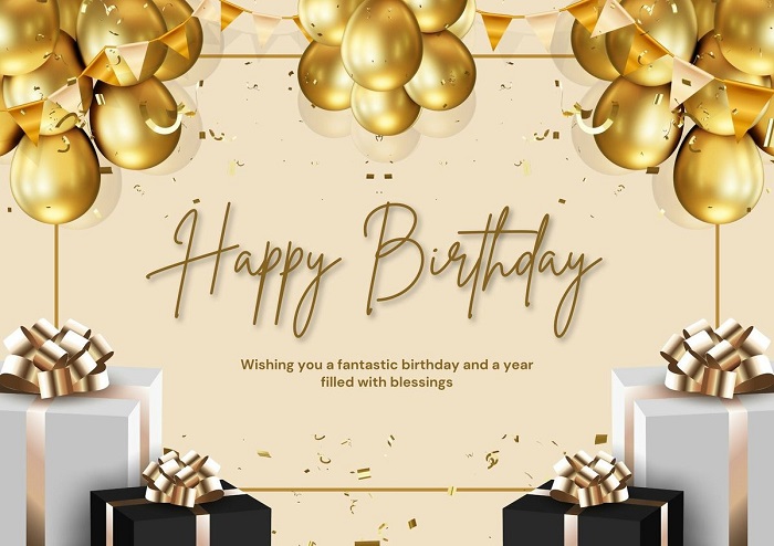 Mẫu backgroud sinh nhật sang trọng