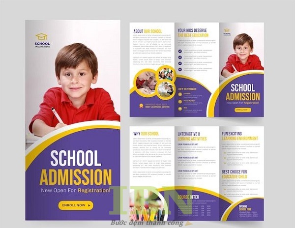 Mẫu brochure du học đẹp, thu hút