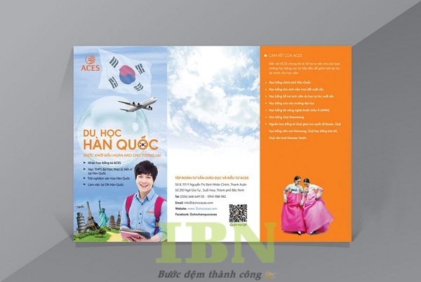 Mẫu brochure du học Hàn Quốc