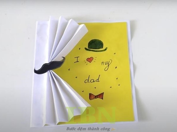 Mẫu thiệp sinh nhật dễ thương cho bố