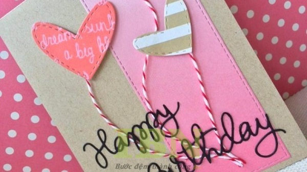 Mẫu thiệp chúc mừng sinh nhật cute