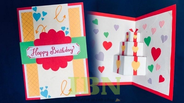 Mẫu thiệp chúc mừng sinh nhật dễ thương