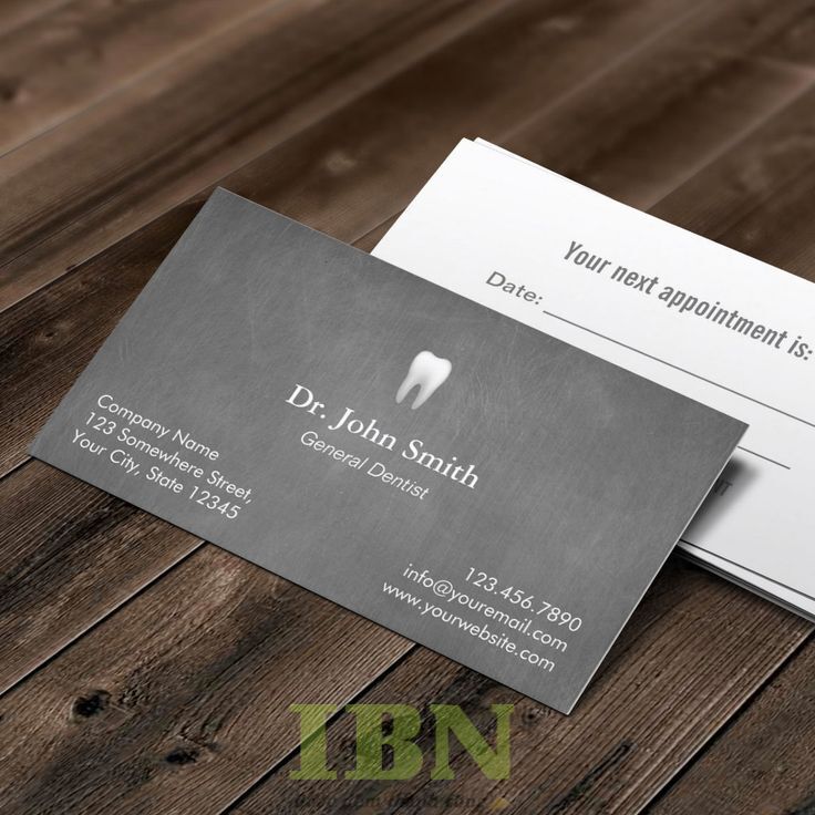 Mẫu card visit nha khoa tông xám bắt mắt