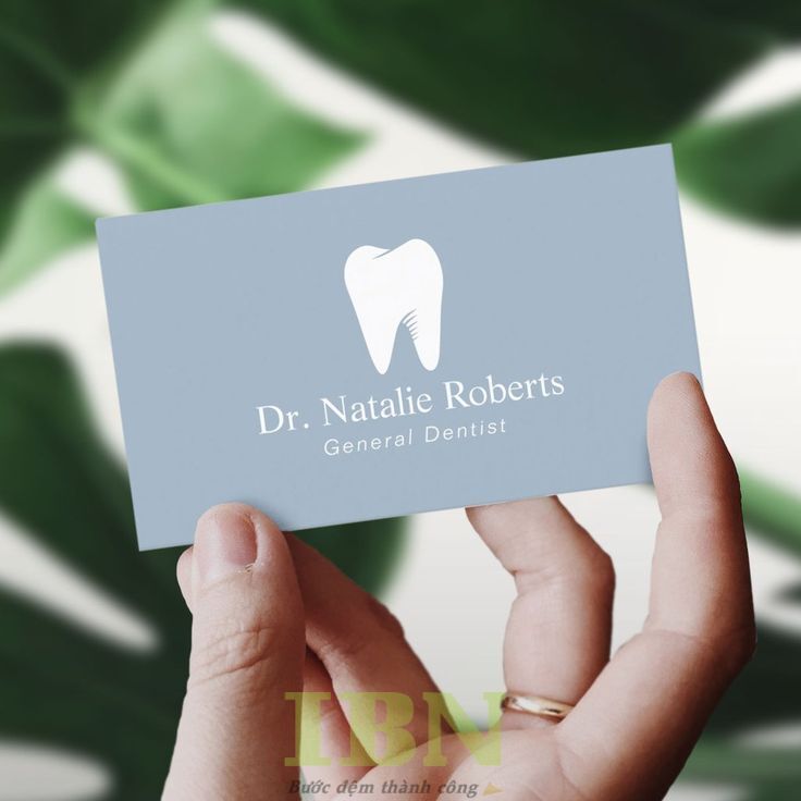 Mẫu name card nha khoa đẹp, thiết kế theo yêu cầu