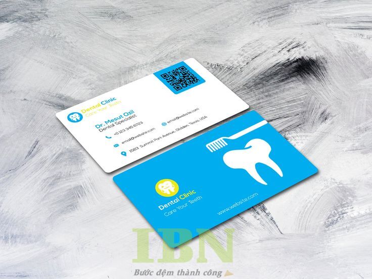40+ Mẫu Card Visit Nha Khoa Đẹp, Chuyên Nghiệp, Ấn Tượng 3