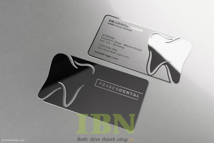 Mẫu name card nha khoa sang trọng, cao cấp