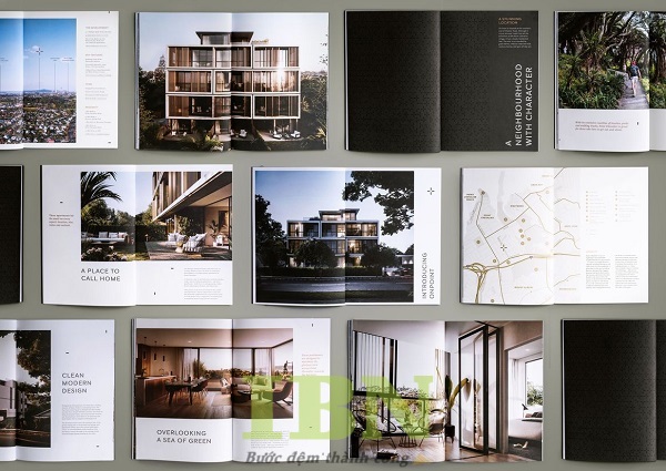 Mẫu catalogue bất động sản thiết kế theo yêu cầu