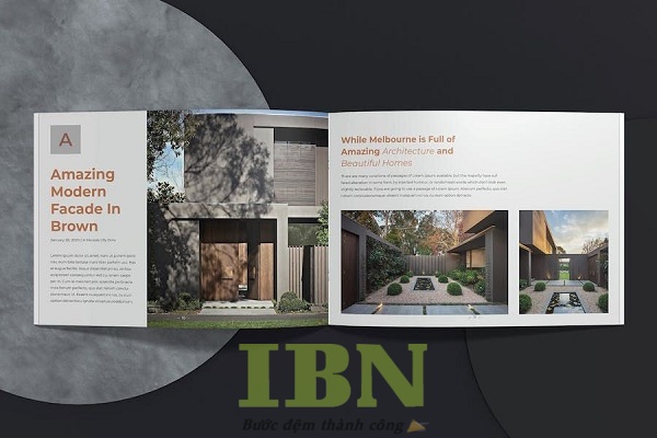 Mẫu catalogue bất động sản thiết kế theo yêu cầu