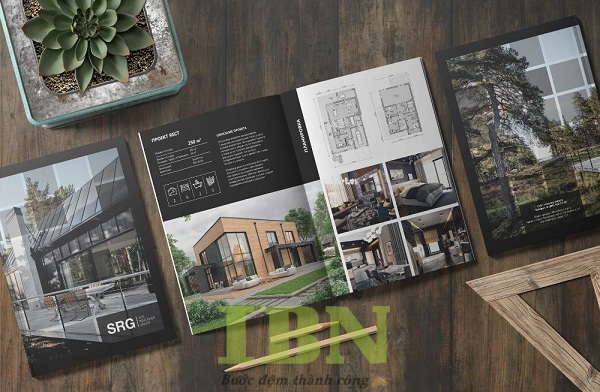 Mẫu catalogue bất động sản dáng đứng