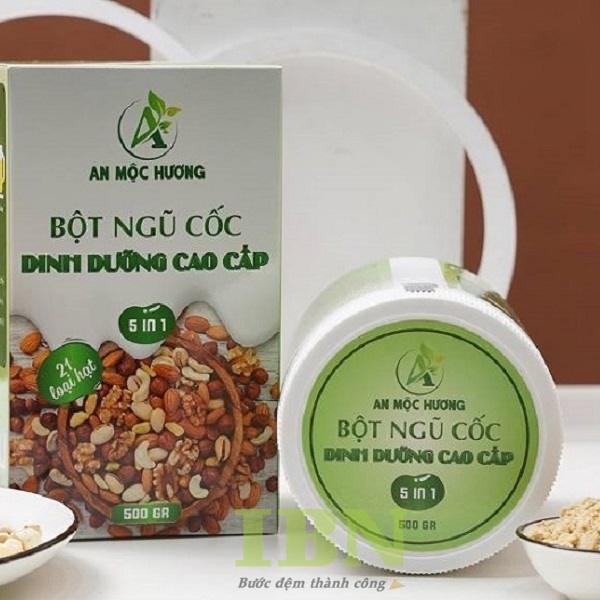 Mẫu hộp giấy đựng hạt ngũ cốc dinh dưỡng