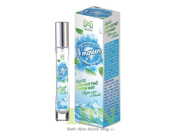 Mẫu hộp giấy đựng xịt thơm miệng đẹp