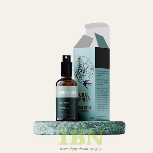 Mẫu hộp đựng xịt thơm miệng dạng nắp đậy