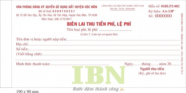 Cần lưu ý điều gì khi thiết kế và in biên lai?