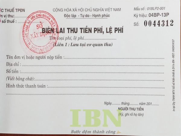 Nội dung bắt buộc có trên biên lai là gì?