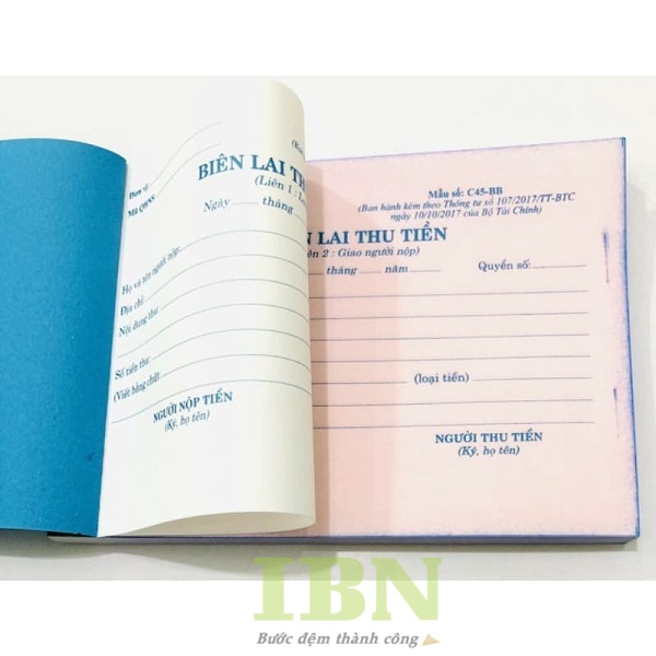 Các loại biên lai phổ biến nhất hiện nay