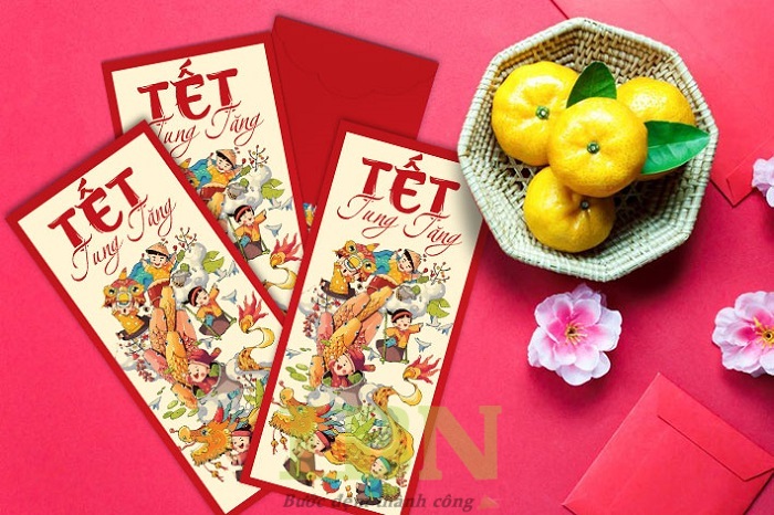 Mẫu bao lì xì Tết đẹp