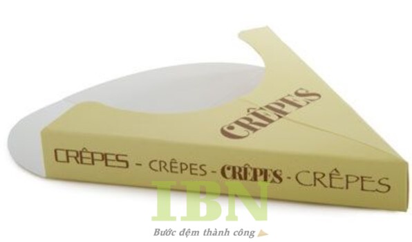 Túi giấy đựng bánh Crepe đẹp