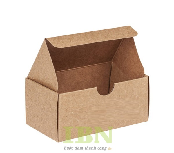 Hộp Đựng Name Card 23 Giấy kraft - chất liệu được dùng phổ biến để in hộp đựng danh thiếp