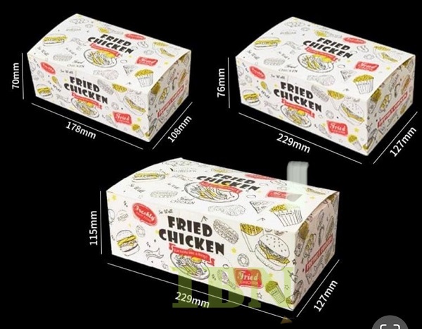 Hộp Giấy Đựng Gà Nguyên Con 24 Kích thước hộp gà nguyên con