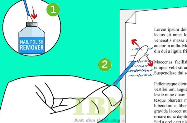 9+ Cách Tẩy Mực In Trên Giấy Đơn Giản, Hiệu Quả Tại Nhà 18 Sử dụng axeton (nước rửa móng tay)