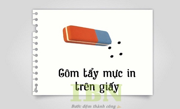 9+ Cách Tẩy Mực In Trên Giấy Đơn Giản, Hiệu Quả Tại Nhà 22 Tẩy mực bằng gôm đặc biệt