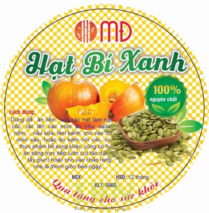 Tem Hạt Bí 19 Trên tem hạt bí cần có những thông tin gì?