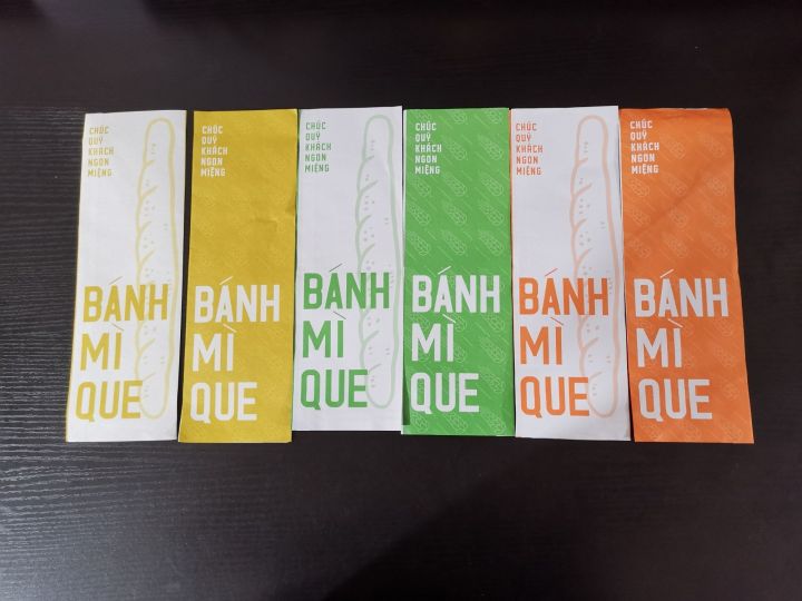 In Túi Giấy Bánh Mì Giá Rẻ, Số Lượng Ít 23 Túi giấy đựng bánh mì que