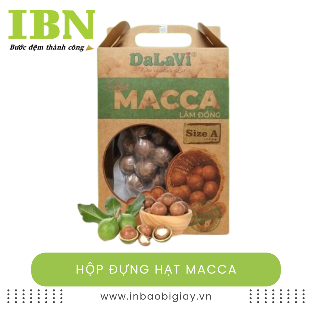 In Hộp Đựng Hạt Macca 17 hộp đựng hạt macca