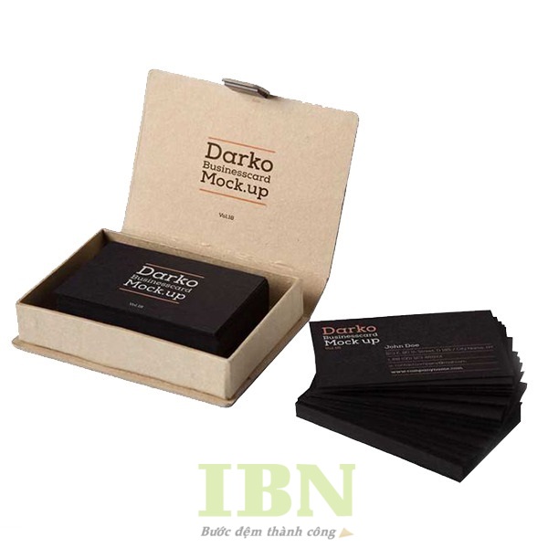 Mẫu hộp đựng name card nắp gập