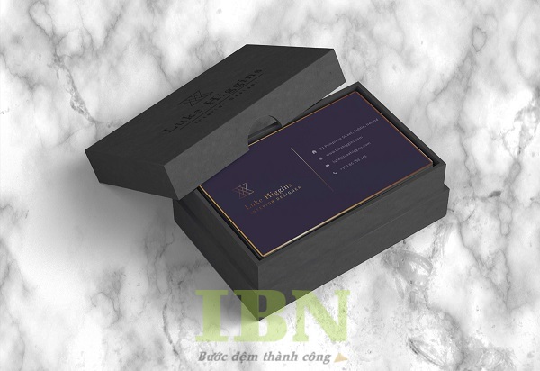 Mẫu hộp đựng name card nắp rời cao cấp