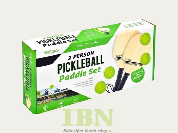 Mẫu hộp giấy đựng vợt Pickleball đẹp, thiết kế sang trọng