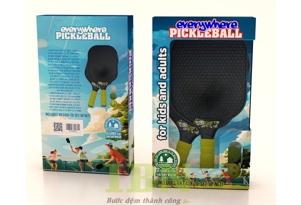 Mẫu hộp đựng vợt Pickleball đẹp, thiết kế theo yêu cầu
