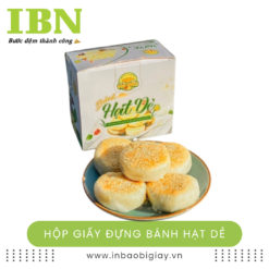 hộp giấy đựng bánh hạt dẻ