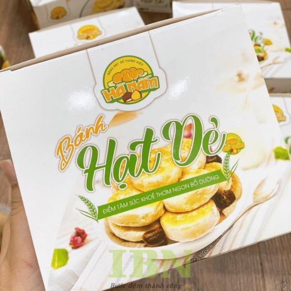 Mẫu hộp giấy đựng bánh hạt dẻ đẹp, chất lượng