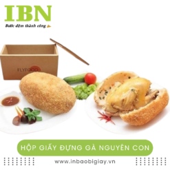 Hộp giấy đựng gà nguyên con