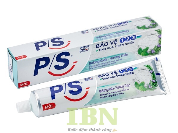 Mẫu hộp giấy đựng kem đánh răng P/S