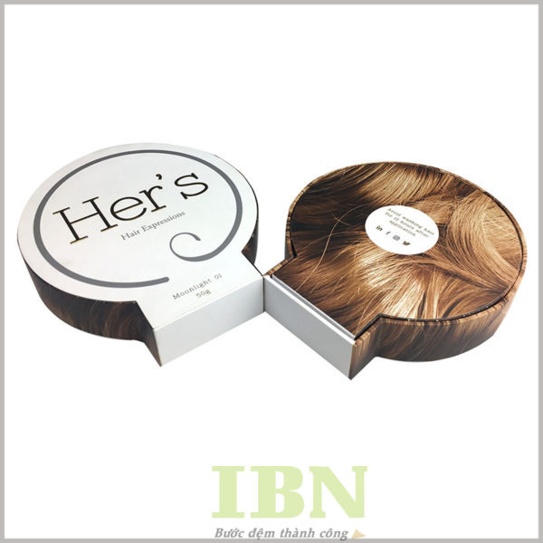 Hộp Giấy Đựng Tóc Giả 35 Thiết kế hộp giấy đựng tóc giả chuyên nghiệp, ấn tượng