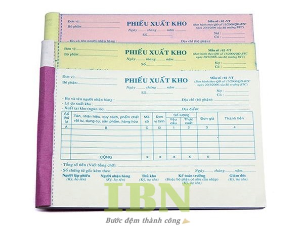 Mẫu phiếu xuất kho giá rẻ