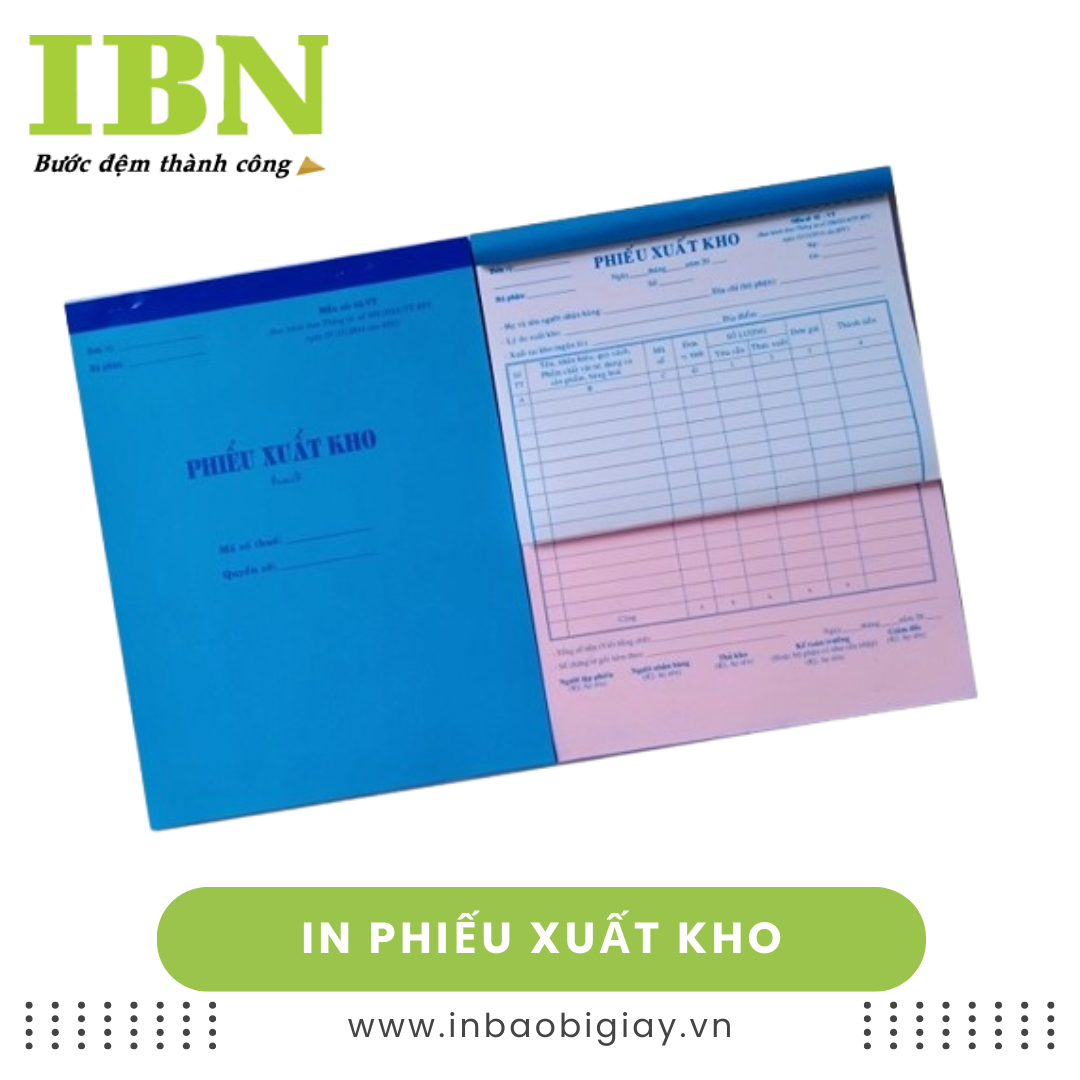 In Phiếu Xuất Kho 19 In phiếu xuất kho