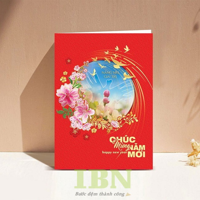 Kích thước thiệp chúc mừng năm mới phổ biến nhất