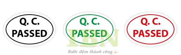 Tem QC Pass 39 In tem QC pass chất lượng, giá rẻ tại công ty In Bảo Ngọc