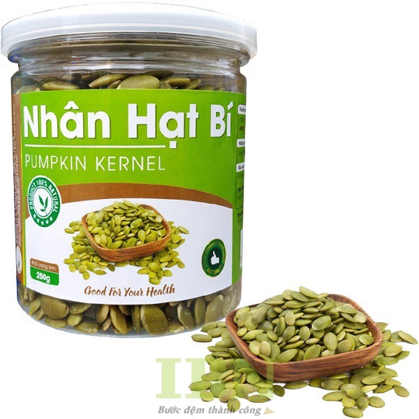 Mẫu tem nhãn hạt bí cán màng bóng