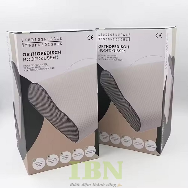 Mẫu thùng carton bồi đựng gối nệm