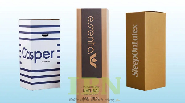 Thùng carton đựng gối nệm kiểu dáng đa dạng