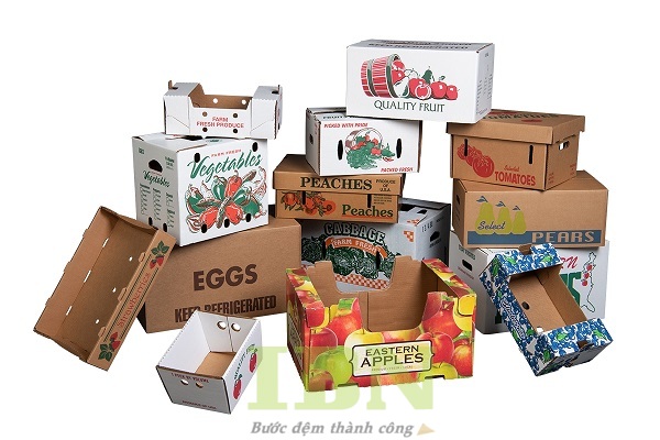 Mẫu thùng carton đựng nông sản đa dạng kích thước