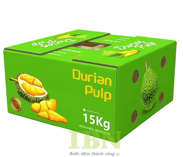 Mẫu thùng carton đựng sầu riêng