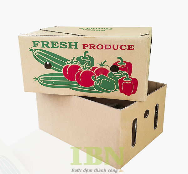 Mẫu thùng carton đựng nông sản chất lượng cao