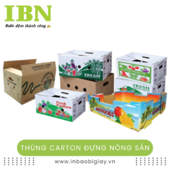 thùng carton đựng nông sản